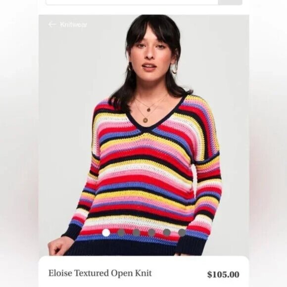 NWOT Eloise Textured Open Knit Top – Size 6 ✨ - Picture 1 of 10